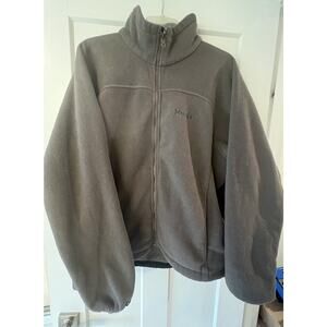 Marmot Men's Gray Full Zip Fleece Jacket Size X Large